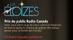 Les Éloizes: Prix du public Radio-Canada